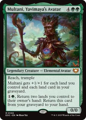 Magic: The Gathering - Commander: Edge of Eternities - Multani, Yavimaya's Avatar - Mythic – 100 - Normal