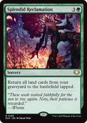 Magic: The Gathering - Commander: Edge of Eternities - Splendid Reclamation - Rare – 108 - Normal