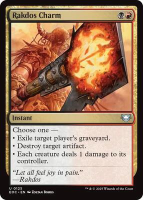 Magic: The Gathering - Commander: Edge of Eternities - Rakdos Charm - Uncommon – 125 - Normal