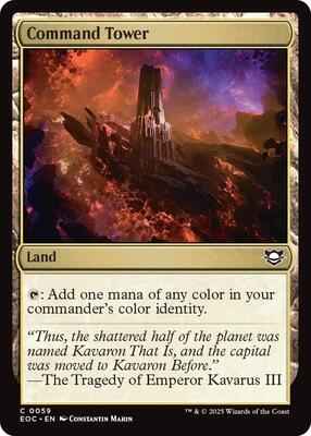 Magic: The Gathering - Commander: Edge of Eternities - Command Tower - Common – 59 - Normal