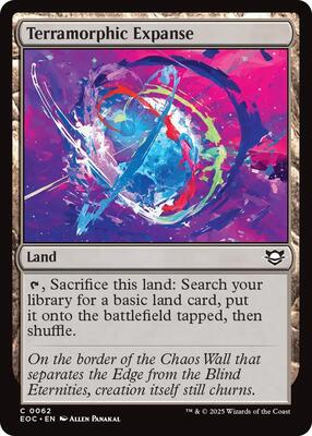 Magic: The Gathering - Commander: Edge of Eternities - Terramorphic Expanse - Common – 62 - Normal