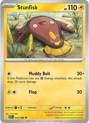 Pokemon SV: White Flare Stunfisk - Anime Card Craze