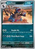 Pokemon SV: White Flare Zweilous - Anime Card Craze