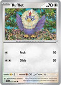 Pokemon SV: Black Bolt Rufflet - Anime Card Craze