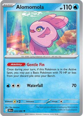 Pokemon SV: Black Bolt Alomomola - Anime Card Craze