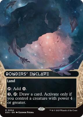 Magic: The Gathering - Edge of Eternities: Stellar Sights - Bonders' Enclave (0004) (Borderless) - Rare – 4 - Normal
