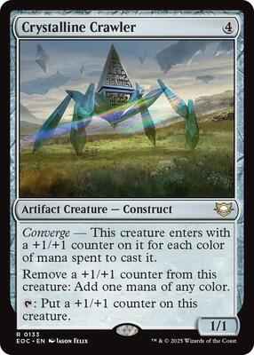 Magic: The Gathering - Commander: Edge of Eternities - Crystalline Crawler - Rare – 133 - Normal