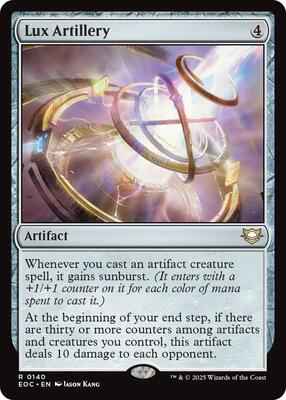Magic: The Gathering - Commander: Edge of Eternities - Lux Artillery - Rare – 140 - Normal