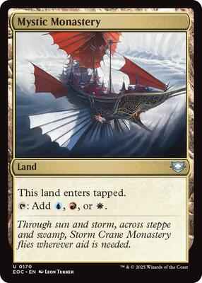 Magic: The Gathering - Commander: Edge of Eternities - Mystic Monastery - Uncommon – 170 - Normal
