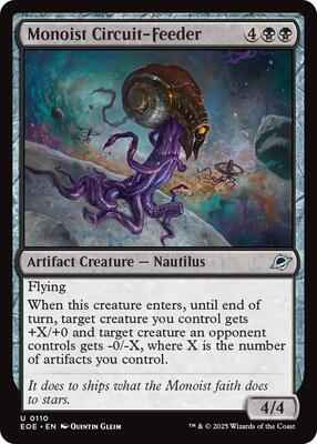 Magic: The Gathering - Edge of Eternities - Monoist Circuit-Feeder - Uncommon – 110 - Normal