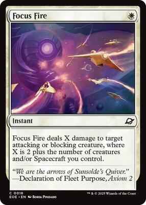Magic: The Gathering - Edge of Eternities - Focus Fire - Common – 18 - Normal