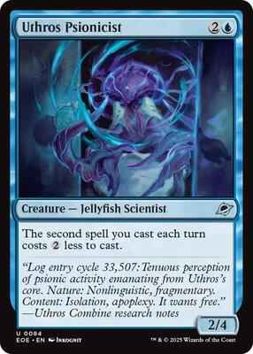 Magic: The Gathering - Edge of Eternities - Uthros Psionicist - Uncommon – 84 - Normal
