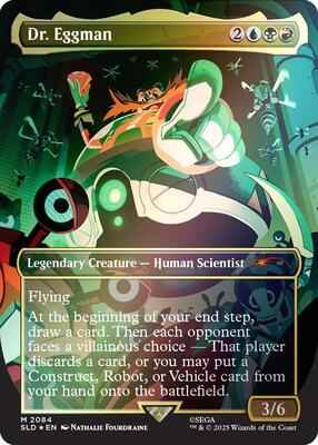 Magic: The Gathering - Secret Lair Drop Series - Dr. Eggman (Rainbow Foil) - Foil