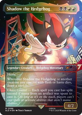 Magic: The Gathering - Secret Lair Drop Series - Shadow the Hedgehog (Rainbow Foil) - Foil - Anime Card Craze