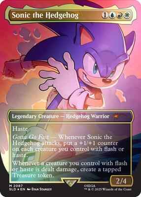 Magic: The Gathering - Secret Lair Drop Series - Sonic the Hedgehog (Rainbow Foil) - Foil