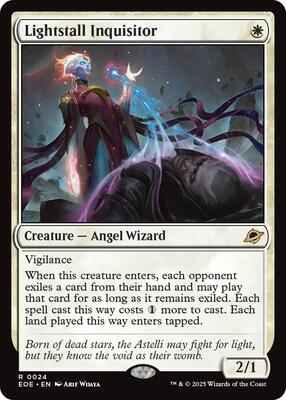 Magic: The Gathering - Edge of Eternities - Lightstall Inquisitor - Rare – 24 - Normal