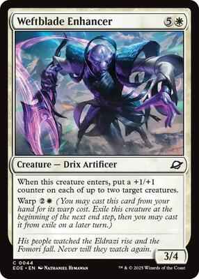 Magic: The Gathering - Edge of Eternities - Weftblade Enhancer - Common – 44 - Normal