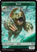Magic: The Gathering - Commander: Edge of Eternities - Beast (0006) // Pest Double-Sided Token - Token – 6 // 9 - Normal