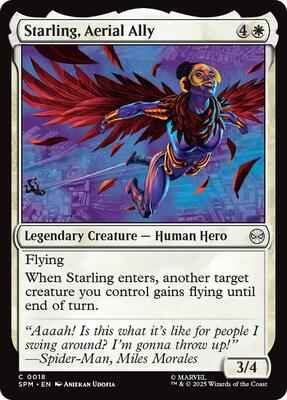 Magic: The Gathering - Marvel's Spider-Man - Starling, Aerial Ally - Common - Normal