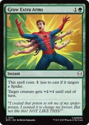 Magic: The Gathering - Marvel's Spider-Man - Grow Extra Arms - Common - Foil