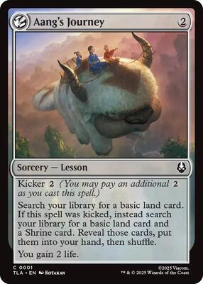 Magic: The Gathering - Avatar: The Last Airbender - Aang's Journey - Normal - Anime Card Craze