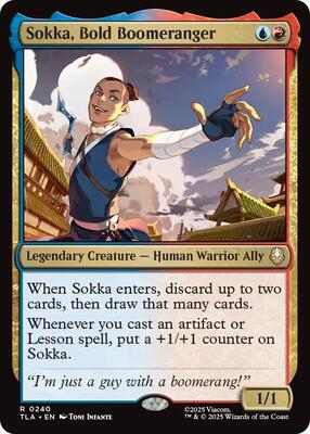 Magic: The Gathering - Avatar: The Last Airbender - Sokka, Bold Boomeranger - Normal - Anime Card Craze