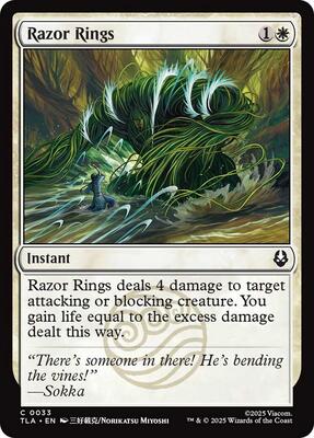Magic: The Gathering - Avatar: The Last Airbender - Razor Rings - Normal - Anime Card Craze
