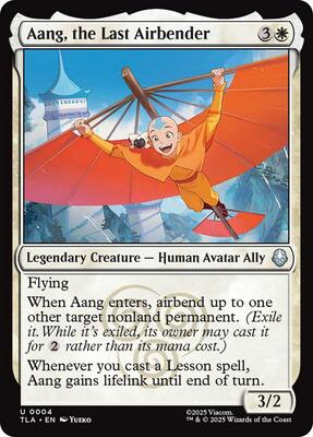 Magic: The Gathering - Avatar: The Last Airbender - Aang, the Last Airbender - Normal - Anime Card Craze