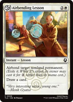 Magic: The Gathering - Avatar: The Last Airbender - Airbending Lesson - Normal - Anime Card Craze