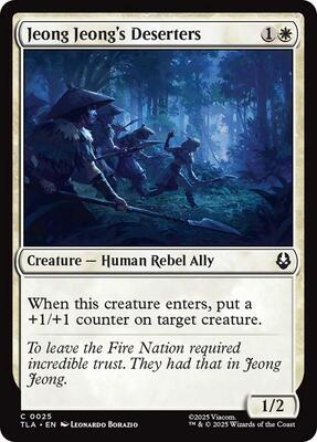 Magic: The Gathering - Avatar: The Last Airbender - Jeong Jeong's Deserters - Normal - Anime Card Craze