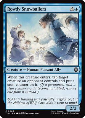 Magic: The Gathering - Avatar: The Last Airbender - Rowdy Snowballers - Normal - Anime Card Craze