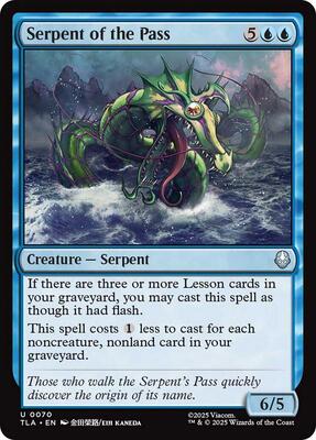 Magic: The Gathering - Avatar: The Last Airbender - Serpent of the Pass - Normal - Anime Card Craze