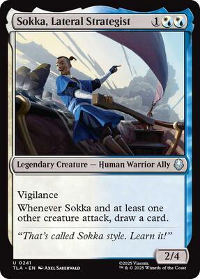 Magic: The Gathering - Avatar: The Last Airbender - Sokka, Lateral Strategist - Normal - Anime Card Craze