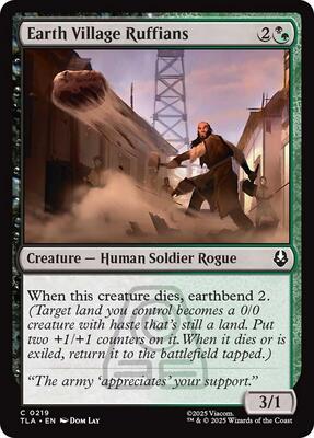 Magic: The Gathering - Avatar: The Last Airbender - Earth Village Ruffians - Normal - Anime Card Craze