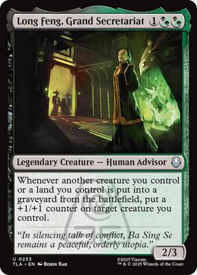 Magic: The Gathering - Avatar: The Last Airbender - Long Feng, Grand Secretariat - Normal - Anime Card Craze