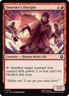 Magic: The Gathering - Avatar: The Last Airbender - Deserter's Disciple - Foil - Anime Card Craze