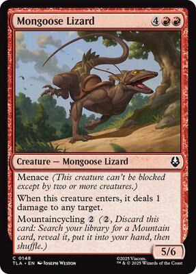 Magic: The Gathering - Avatar: The Last Airbender - Mongoose Lizard - Normal - Anime Card Craze