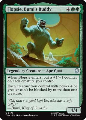 Magic: The Gathering - Avatar: The Last Airbender - Flopsie, Bumi's Buddy - Normal - Anime Card Craze