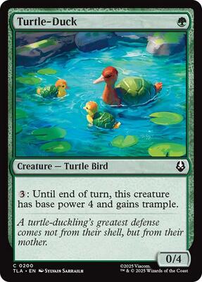 Magic: The Gathering - Avatar: The Last Airbender - Turtle-Duck - Foil - Anime Card Craze