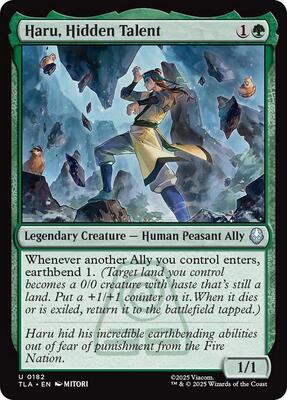 Magic: The Gathering - Avatar: The Last Airbender - Haru, Hidden Talent - Normal - Anime Card Craze