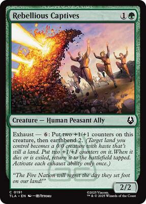 Magic: The Gathering - Avatar: The Last Airbender - Rebellious Captives - Normal - Anime Card Craze