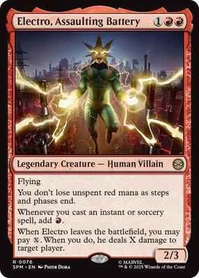 Magic: The Gathering - Marvel's Spider-Man - Electro, Assaulting Battery - Rare - Normal