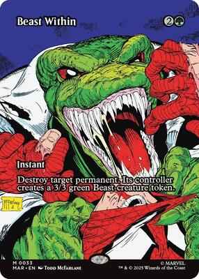 Magic: The Gathering - Marvel Universe Eternal-Legal - Beast Within (Borderless) - Mythic - Normal