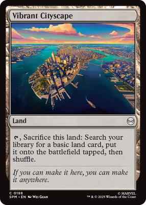 Magic: The Gathering - Marvel's Spider-Man - Vibrant Cityscape - Common - Normal