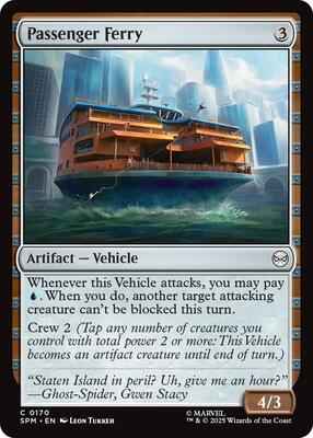 Magic: The Gathering - Marvel's Spider-Man - Passenger Ferry - Common - Normal