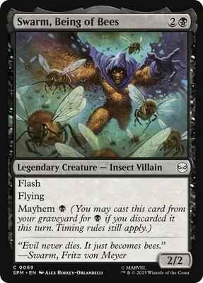 Magic: The Gathering - Marvel's Spider-Man - Swarm, Being of Bees - Common - Normal