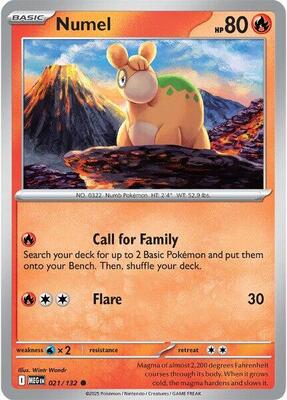 Pokemon - ME01: Mega Evolution - Numel - Anime Card Craze