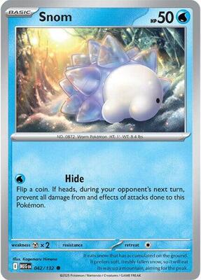 Pokemon - ME01: Mega Evolution - Snom - Anime Card Craze
