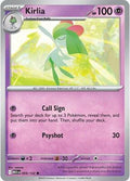 Pokemon ME01: Mega Evolution Kirlia - Anime Card Craze