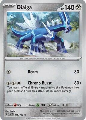 Pokemon ME01: Mega Evolution Dialga - Anime Card Craze